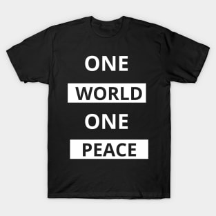 One World, One Peace T-Shirt